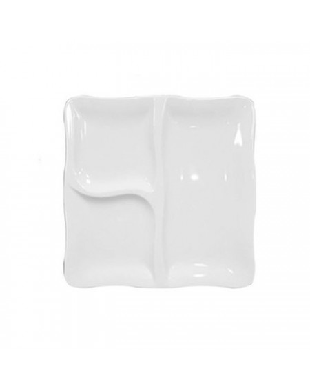 PLATO CUADRADO c/3DIVISION...