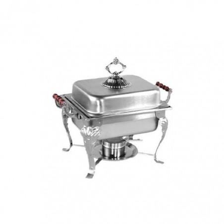 CHAFING DISH CUADRADO 46cm 4lt  834TIL 1/1