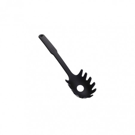 CUCHARA PASTA 12  NEGRO NYLON  521142 12/1