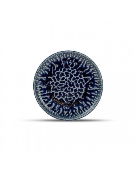 PLATO POSTRE 21cm. COBALT...