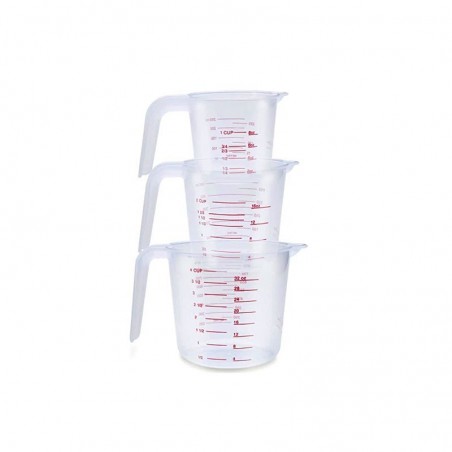 JARRA MEDIDORA PLASTICA 3pcs  521229 6/1