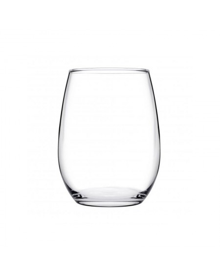 VASO VINO 20oz AMBER CLEAR...