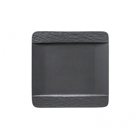 PLATO CUADRADO 28cm ROCK BLACK VB  1640742610 6/1