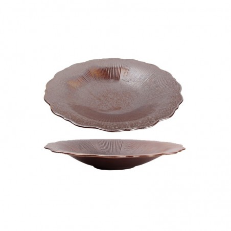 PLATO HONDO 28cm FLORET BRONZE  783635 1/1