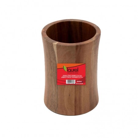 ENVASE CILINDRO BAMBOO 14x17cm  CT01914B 12/1