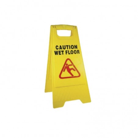 LETRERO PLASTICO  WET FLOOR   JW-PF 1/1