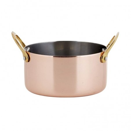 PAELLERA A/I REDONDA 12cm DUTCH COBRE
