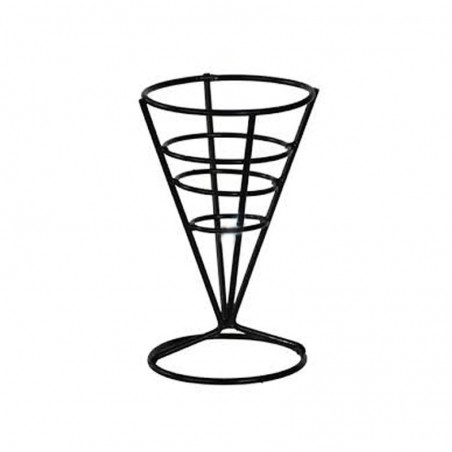 DISPENSADOR DE PAPITAS 9x15cm ALAMBRE NEGRO