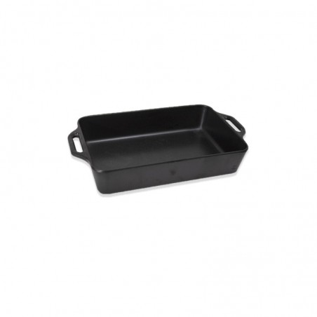 ASADERA RECTANGULAR c/ASA NEGRO MEL. 20cm BOSTON MINI GASTRO  KSC004 6/1