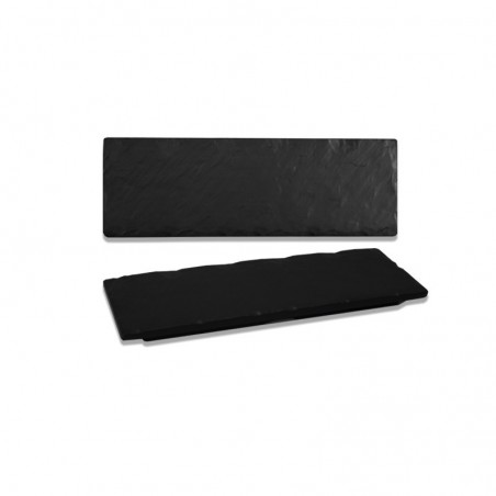 FUENTE RECTANGULAR MEL. NEGRO 12x4" BOSTON SLATE - YM32512SB 12/1