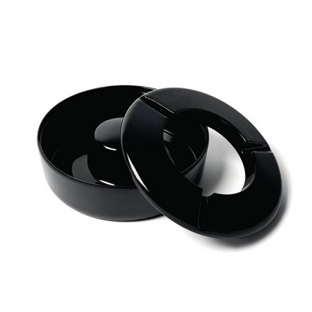 CENICERO REDONDO C/TAPA NEGRO 5  BOSTON MEL.  900074A 12/1