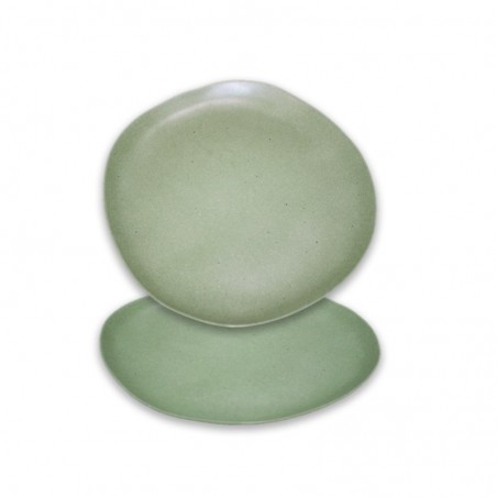 PLATO POSTRE VERDE 8  AURAH MATTE  DWMP5162 36/1