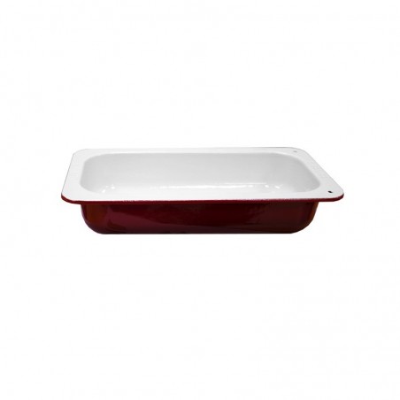 CUBETA GN1/3 RECTANGULAR ROJO 324x173x68mm. LAVA  LVKV3217SBR 1/1