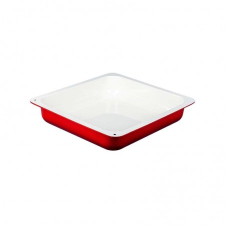 CUBETA GN2/3 RECTANGULAR ROJO 353x324x68mm. LAVA  LVKV3532SBR 1/1