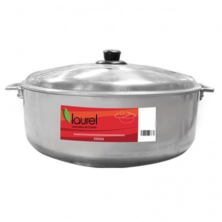 CALDERO ALUMINIO  20 c/TAPA 19.1lt/44cm.  PIG310R 4/1