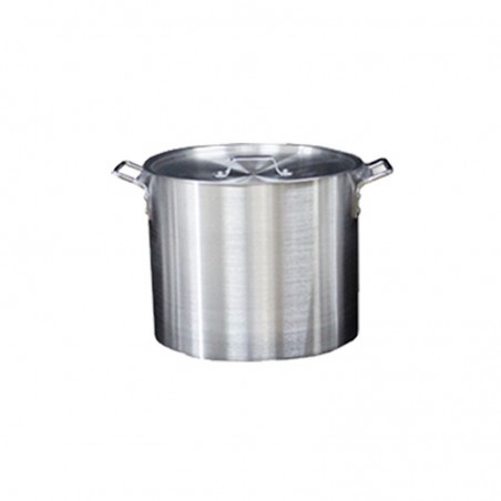OLLA ALUMINIO c/TAPA 35.5x33cm/ 32qt./4mm