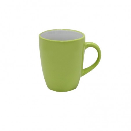 POZUELO VERDE/BLANCO 12oz. 2TONE  SDC0875V 48/1