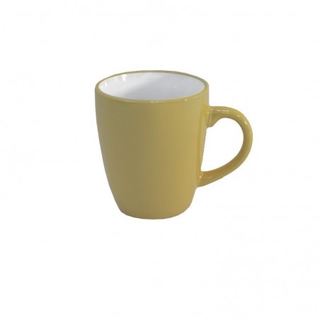 POZUELO AMARILLO/BLANCO 12oz. 2TONE  SDC0875AM 48/1