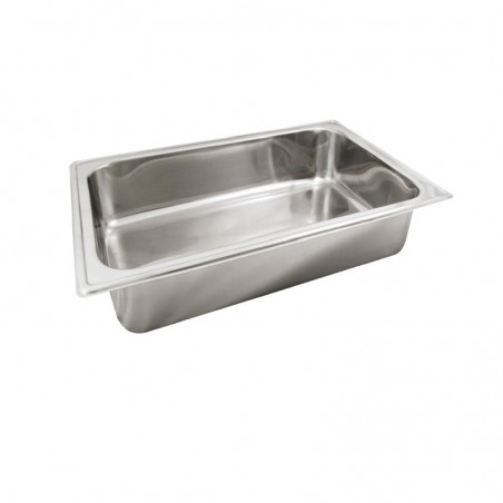 CUBETA GN1/1 RECTANGULAR A/I BASE p/AGUA 560x360x100mm.  WP83302 6/1