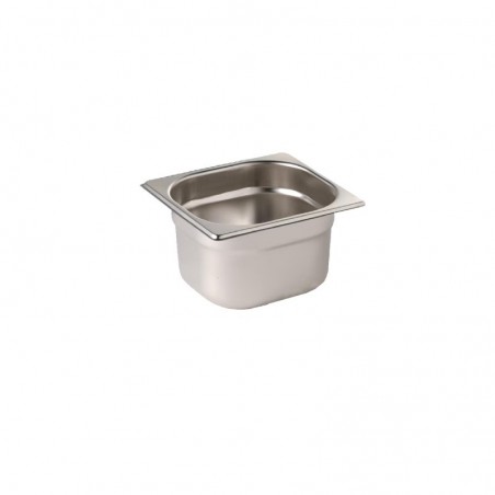 CUBETA GN1/6 RECTANGULAR A/I 176x162x100mm.  8164CT 6/1