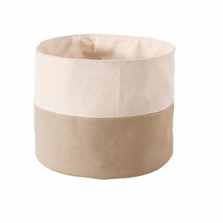PANERA REDONDA 20x9cm BEIGE CANVAS  - CB-202009 1/1