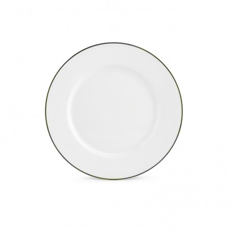 PLATO POSTRE OA 19.5cm. BLACK RIM BON BISTRO  750871 24/1