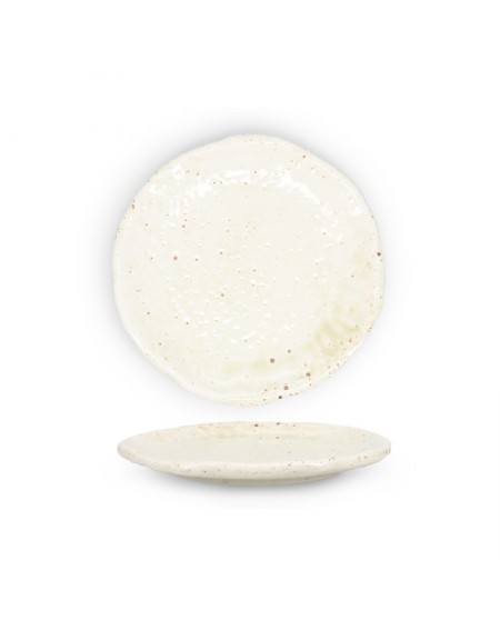 PLATO POSTRE 21cm BEIGE...