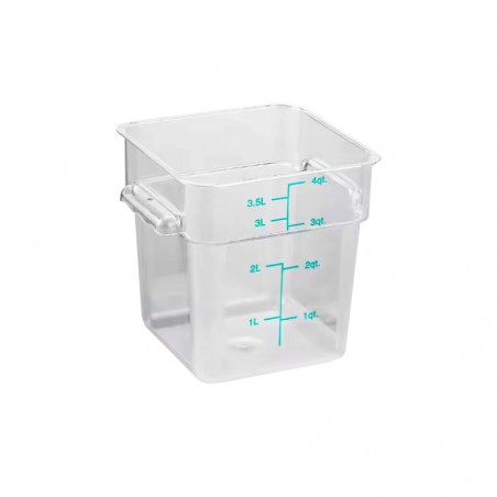 ENVASE ALIMENTOS ACRILICO CLEAR 4L PRO P-061C 1/1