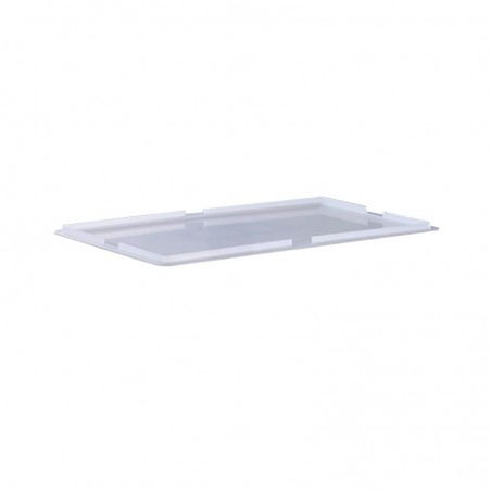 TAPA BLANCA p/ENVASE MASA 600x400x20mm. PP JW-DBC6040 1/1