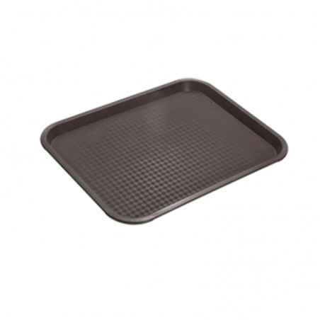 BANDEJA RECTANGULAR MARRON 45.7x35.6cm ZBL805M 50/1