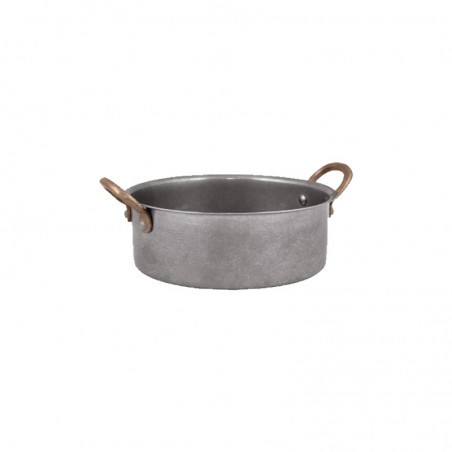 CACEROLA REDONDA A/I 2h/BRASS 13.5x4.75cm. VINTAGE  SSLD600STB 1/1