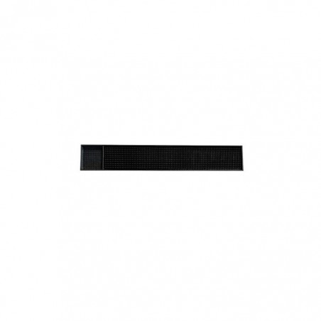 ALFOMBRA BAR NEGRA FINA 26X3"