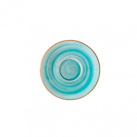 PLATO p/TAZA TE 16cm. AQUA  AAQGRM01CT 6/1