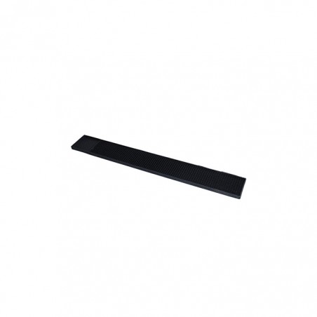 ALFOMBRA BAR NEGRA FINA 26X3"